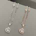 [Aura ] JOY HEART DIAMOND NECKLACE