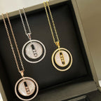 [Aura ] COLLIER NACRE BLANCHE DIAMOND