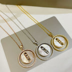 [Aura ] COLLIER NACRE BLANCHE DIAMOND