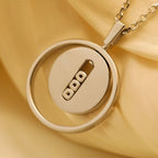 [Aura ]  MOVE MM SILVER DIAMOND NECKLACE