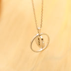[Aura ]  MOVE MM SILVER DIAMOND NECKLACE