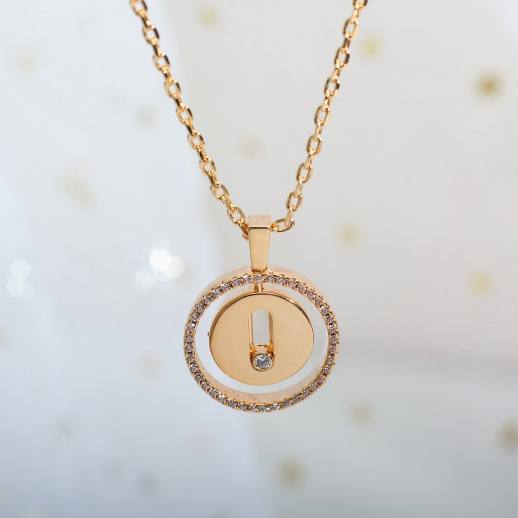 [Aura ]  MOVE PM HALSKETTE ROSÉGOLD DIAMANT