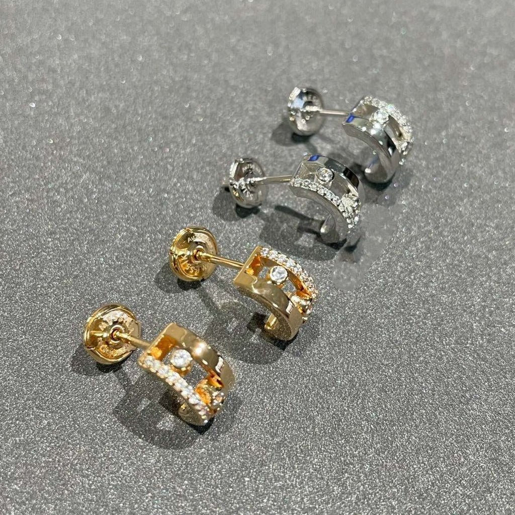 [Aura ] BEWEGE ROMANE OHRRINGE DIAMANT
