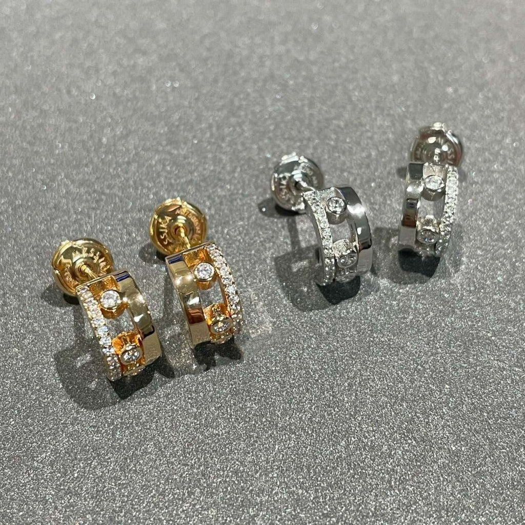[Aura ] BEWEGE ROMANE OHRRINGE DIAMANT