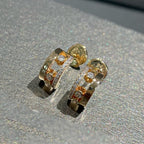 [Aura ] BEWEGE ROMANE OHRRINGE DIAMANT