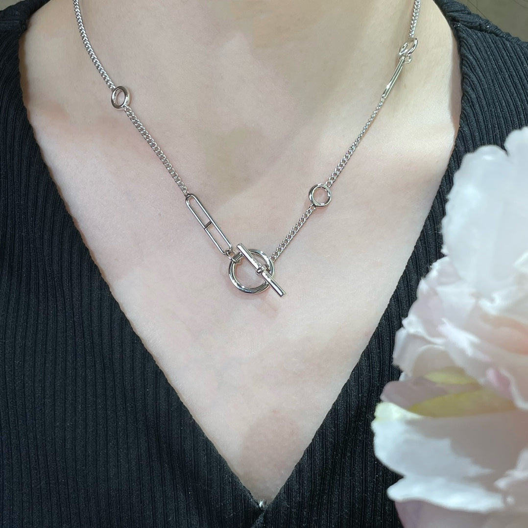 Aura HM STERLING CHAINE D'ANCRE HEART