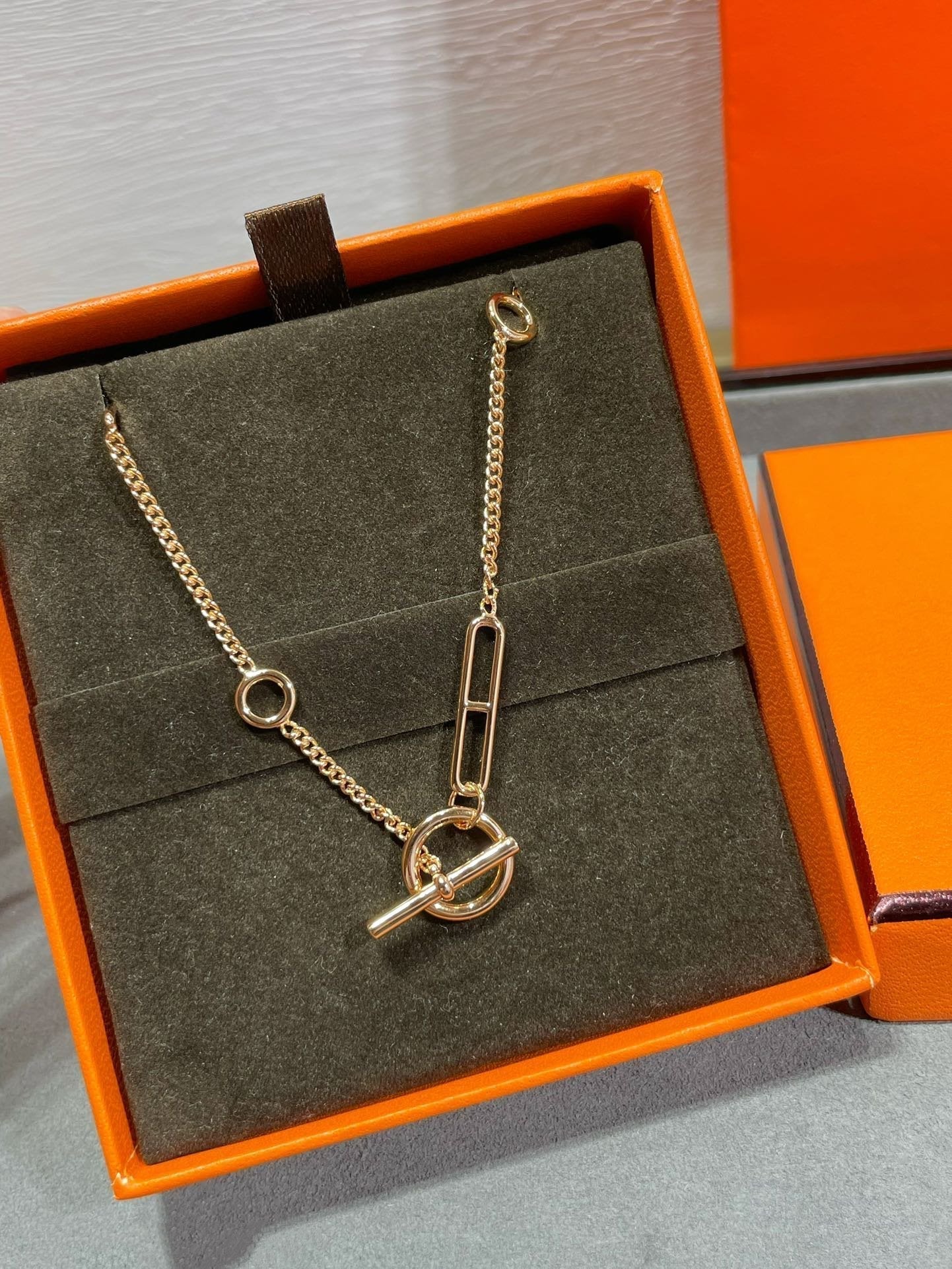 Aura HM STERLING CHAINE D'ANCRE HEART