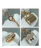 Aura H CIRCE MOISSANITE PENDANT NECKLACE GOLD