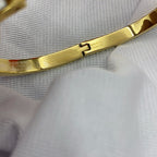 Aura CLASSIC HM CLIC WHITE 8MM ENAMEL BRACELET