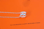Aura HM NECKLACE H LETTER OVAL SERIES