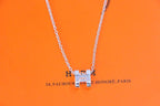 Aura HM NECKLACE H LETTER OVAL SERIES