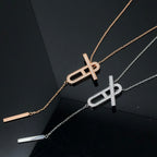 Aura HM HALSKETTE PLATIN ROSEGOLD DIAMANT