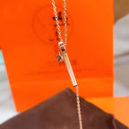 Aura HM HALSKETTE PLATIN ROSEGOLD DIAMANT