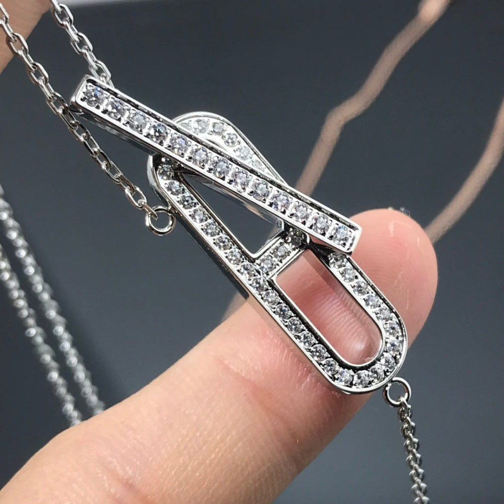Aura HM HALSKETTE PLATIN ROSEGOLD DIAMANT