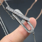Aura HM HALSKETTE PLATIN ROSEGOLD DIAMANT