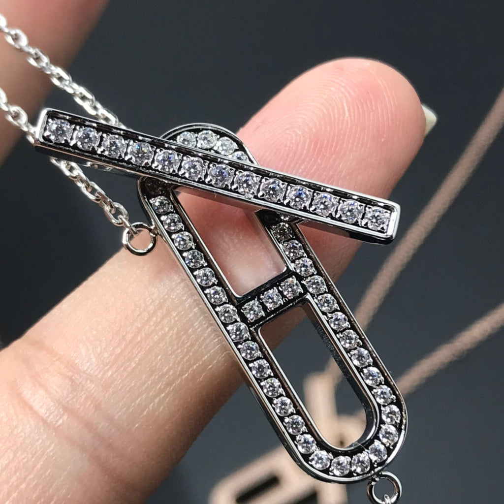 Aura HM HALSKETTE PLATIN ROSEGOLD DIAMANT
