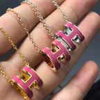 Aura H NECKLACE PINK