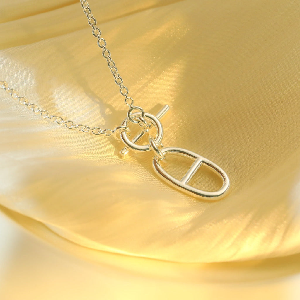Aura HM ANKERKETTEN-ANHÄNGERKETTE STERLINGSILBER