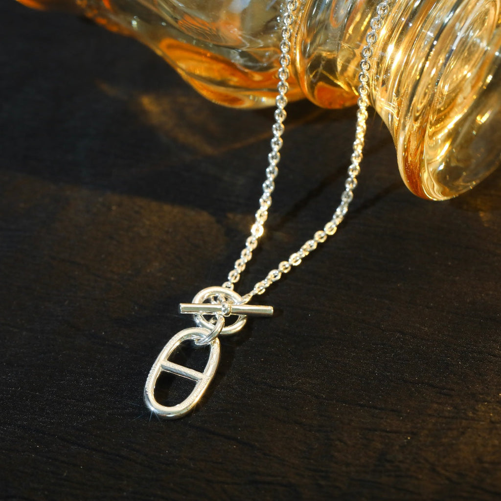 Aura HM ANKERKETTEN-ANHÄNGERKETTE STERLINGSILBER