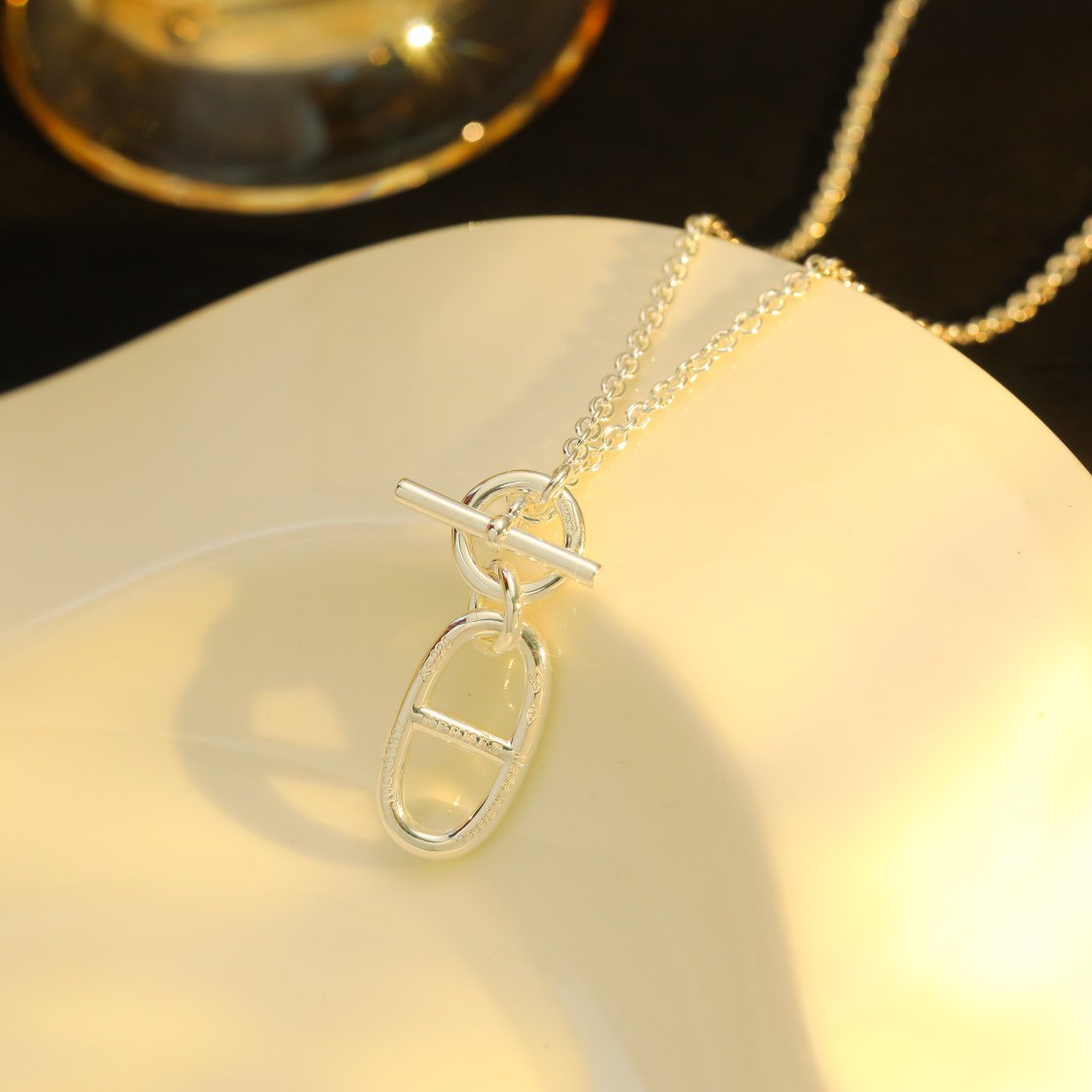 Aura HM ANKERKETTEN-ANHÄNGERKETTE STERLINGSILBER