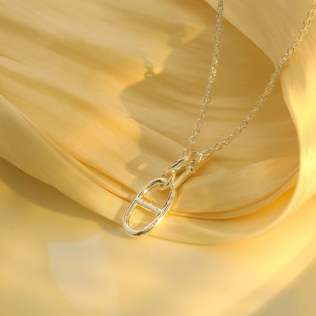 Aura HM ANKERKETTEN-ANHÄNGERKETTE STERLINGSILBER