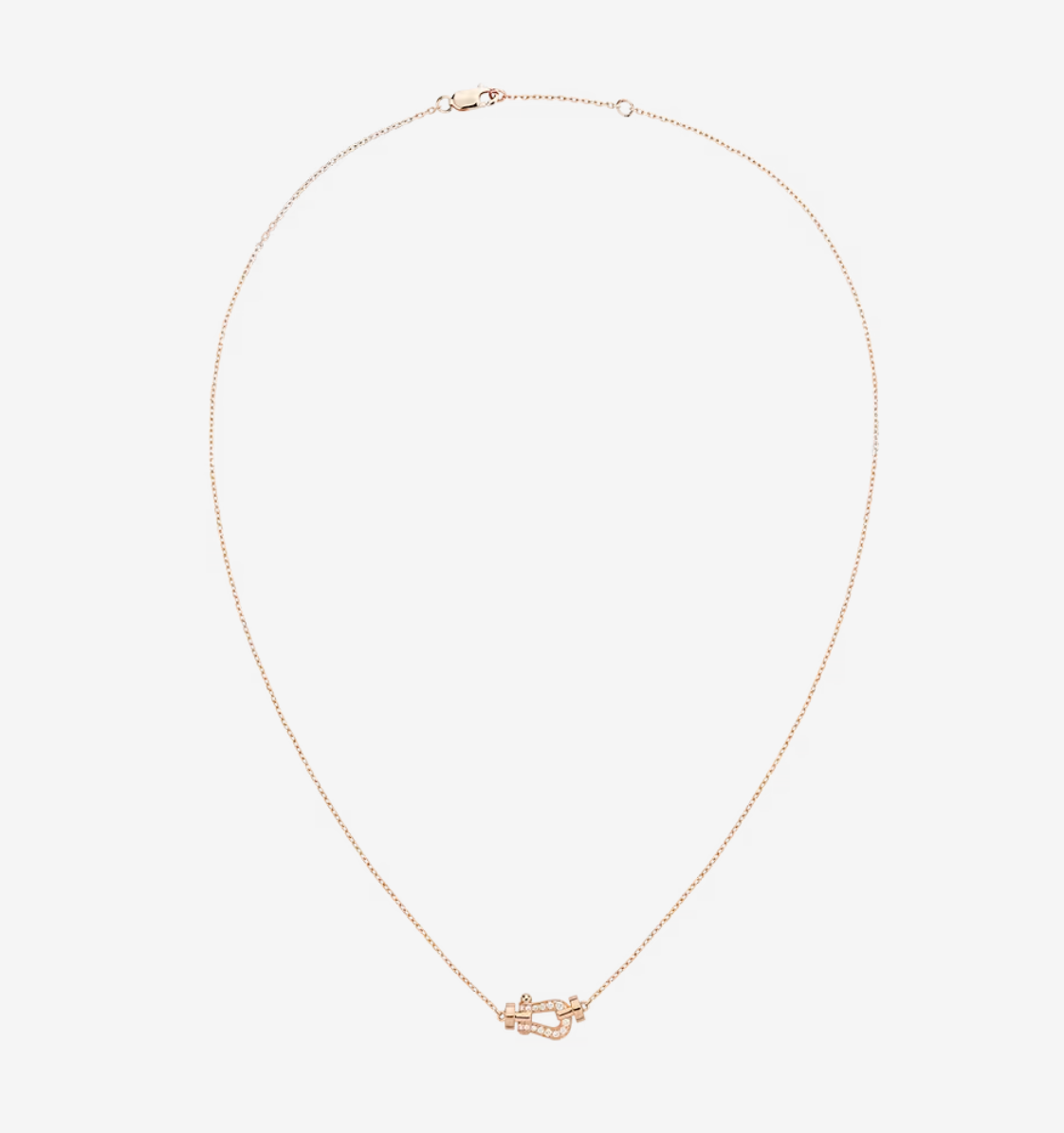 Aura FORCE 10 DIAMOND PINK GOLD NECKLACE MINI MODEL