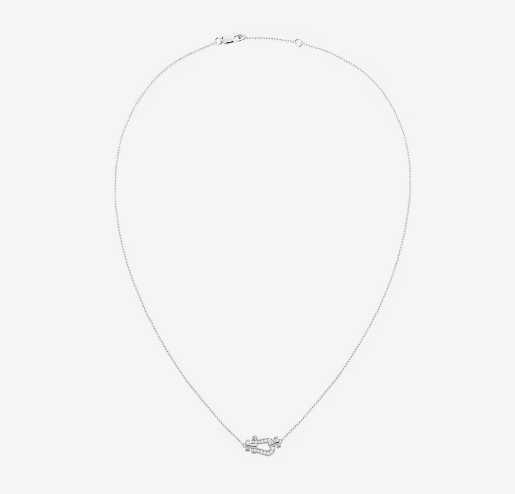 Aura FORCE 10 DIAMOND SILVER NECKLACE MINI MODEL