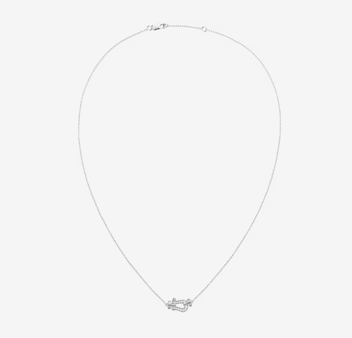 Aura FORCE 10 DIAMOND SILVER NECKLACE MINI MODEL