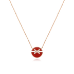 Aura JEUX DE ROSE GOLD DIAMANT HALSKETTE