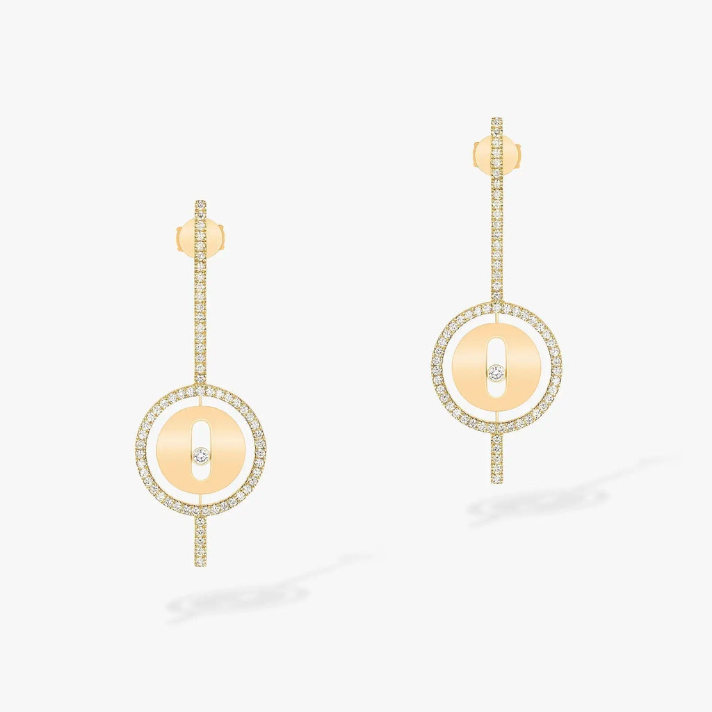 [Aura ]  MOVE ARROW OHRSTECKER AUS ROSÉGOLD MIT DIAMANTEN