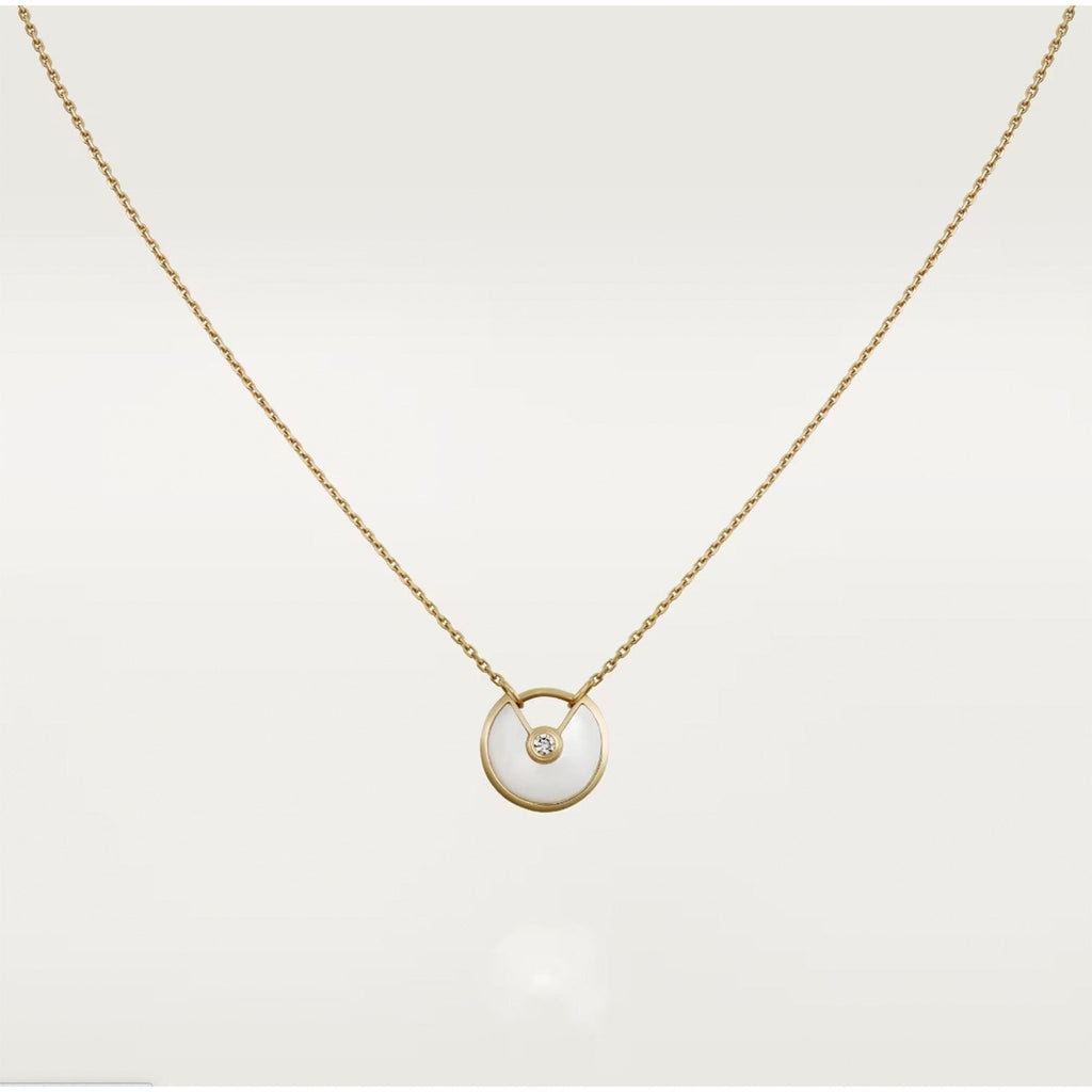 Aura AMULETTE ROSE GOLD MOP NECKLACE
