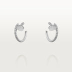 Aura JUSTE EARRINGS 12.75MM SILVER DIAMOND