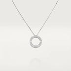 Aura LOVE NECKLACE ADJUSTABLE SILVER
