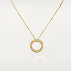 Aura LOVE NECKLACE ADJUSTABLE ROSE GOLD
