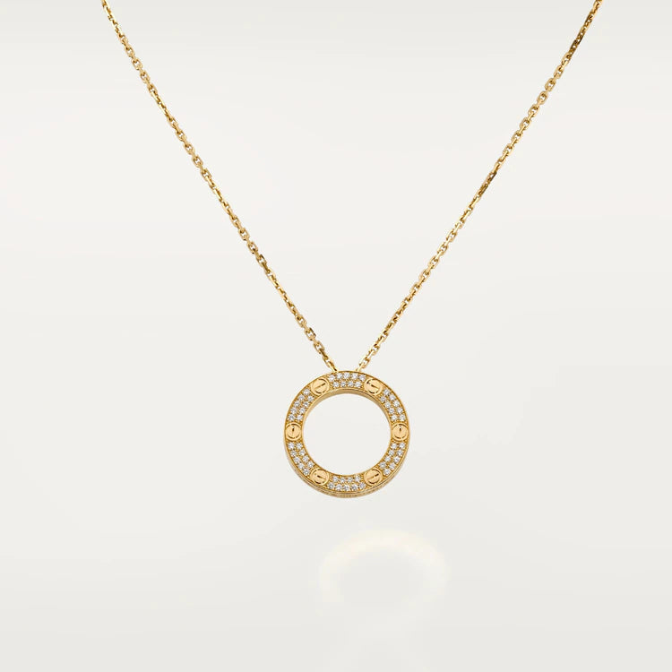 Aura LOVE NECKLACE ADJUSTABLE ROSE GOLD