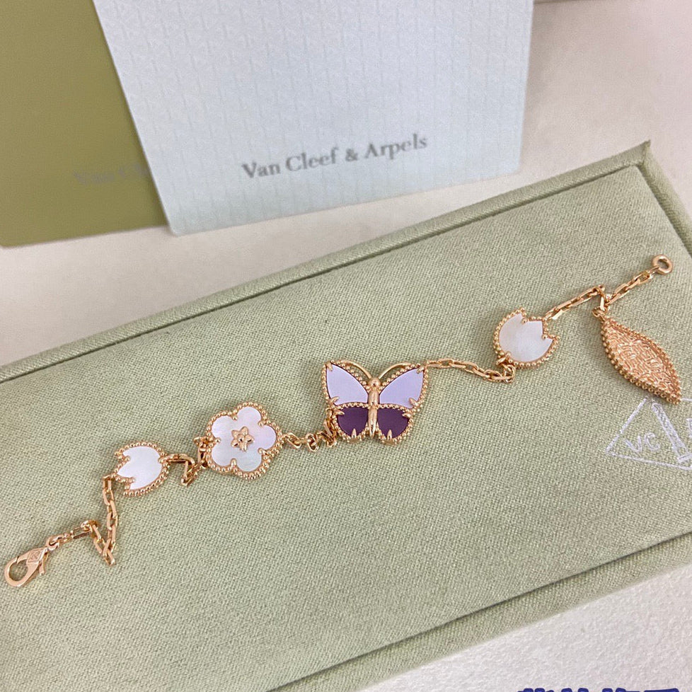 [Aura ] 26 NEW CLOVER LUCKY LIGHT PURPLE SET