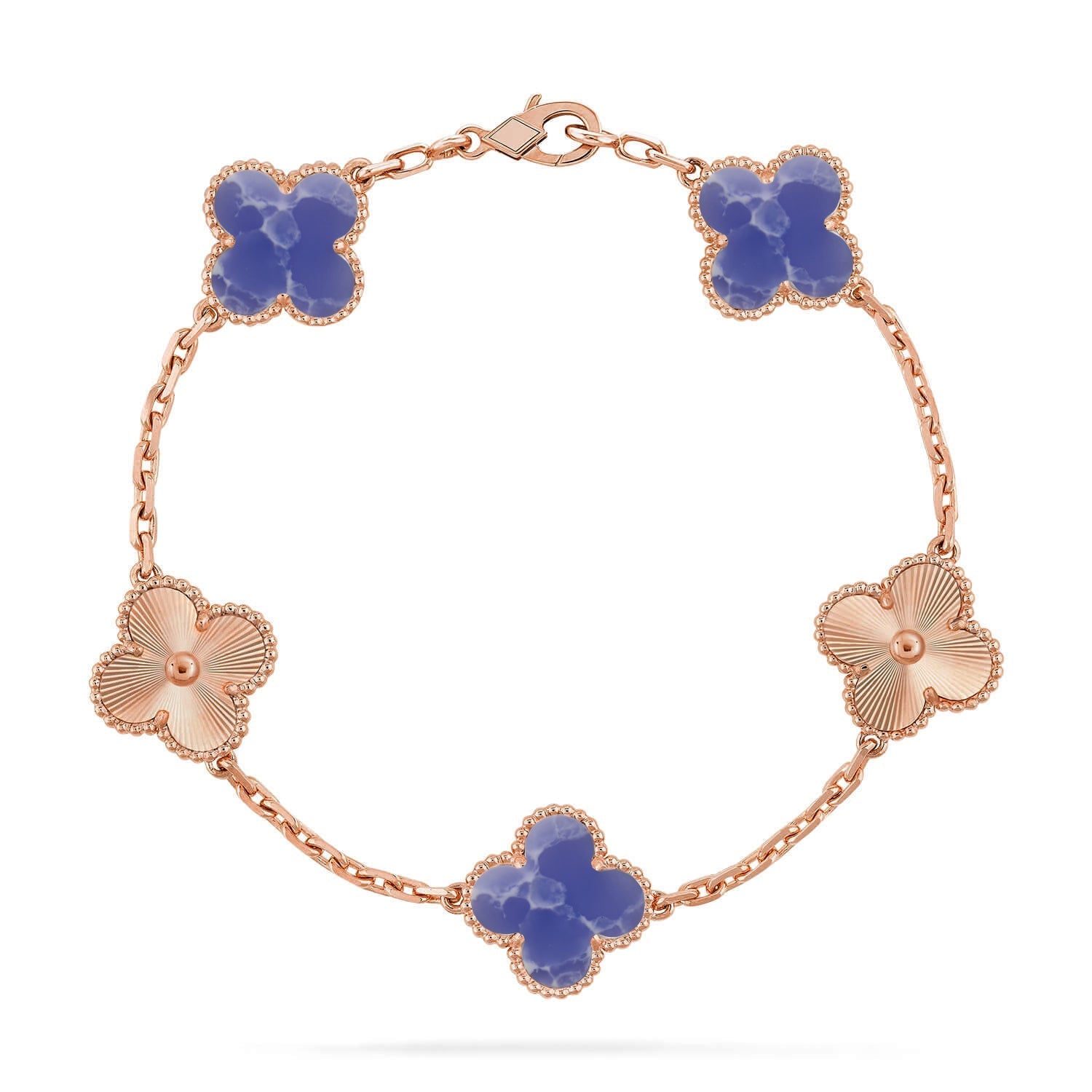 [Aura ]New CLOVER 5 MOTIF BLUE VEINS BRACELET COLLECTION