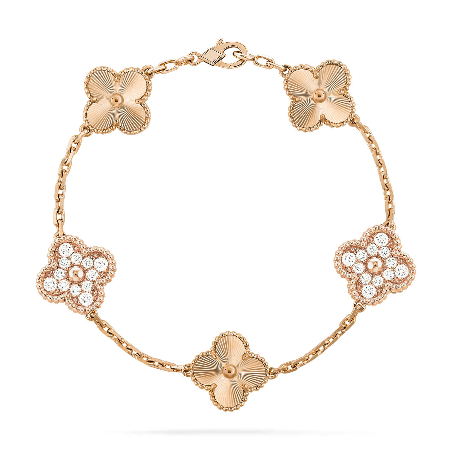 [Aura ]New  CLOVER 5 MOTIF LASER BRACELET COLLECTION