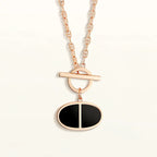 Aura CHAINE VERSO BLACK CERAMIC NECKLACE