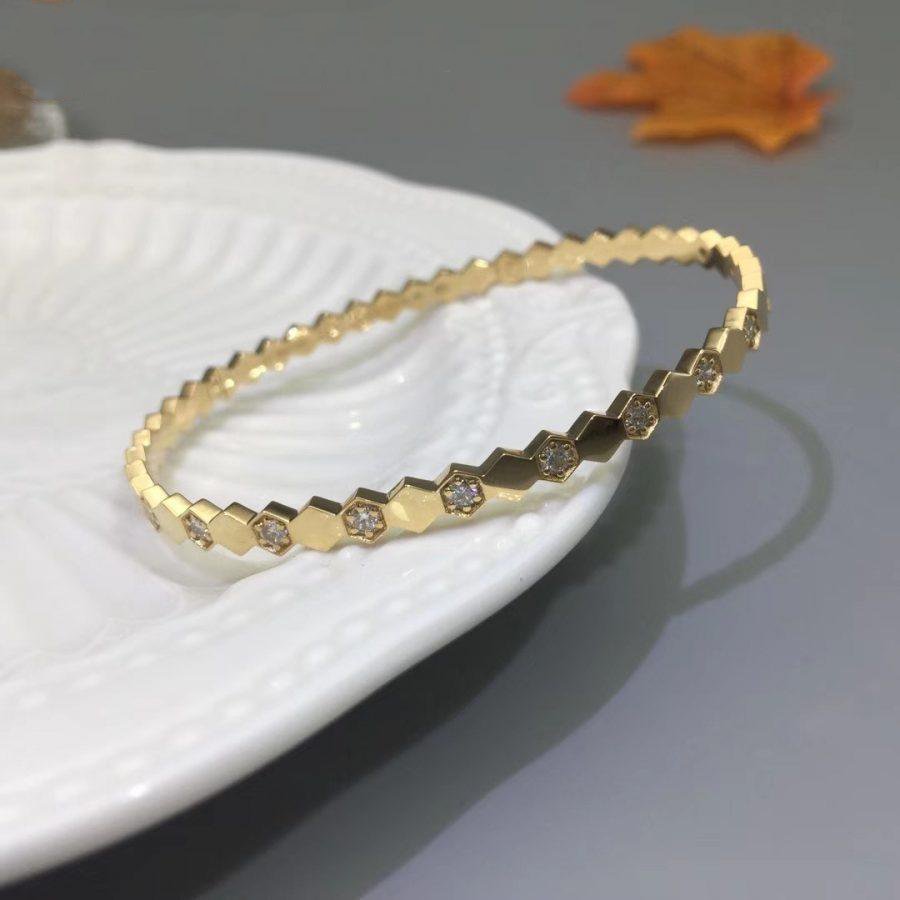 Aura BEE LOVE GOLD DIAMOND ARMBAND