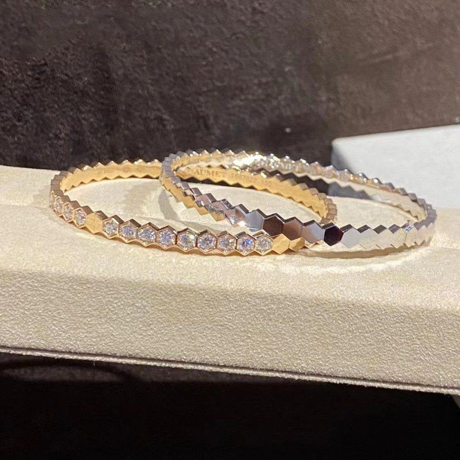 Aura BEE LOVE GOLD BRACELET FULL DIAMOND