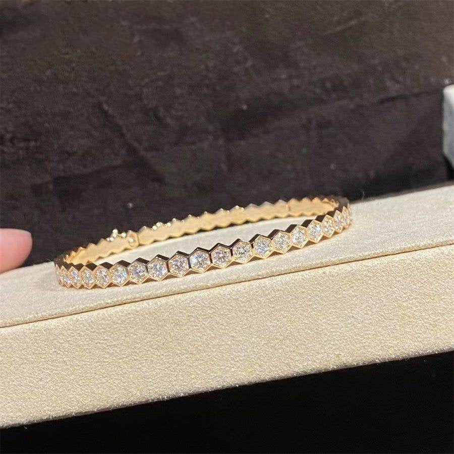 Aura BEE LOVE GOLD BRACELET FULL DIAMOND