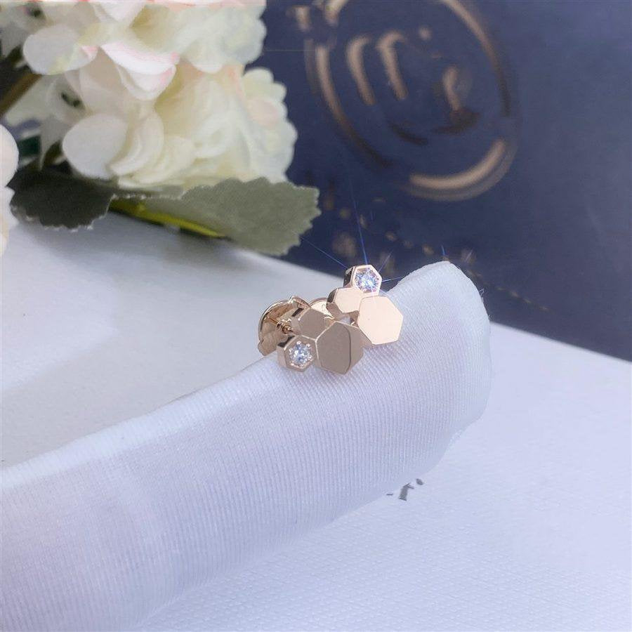 Aura BEE LOVE PINK GOLD DIAMANT OHRRINGE