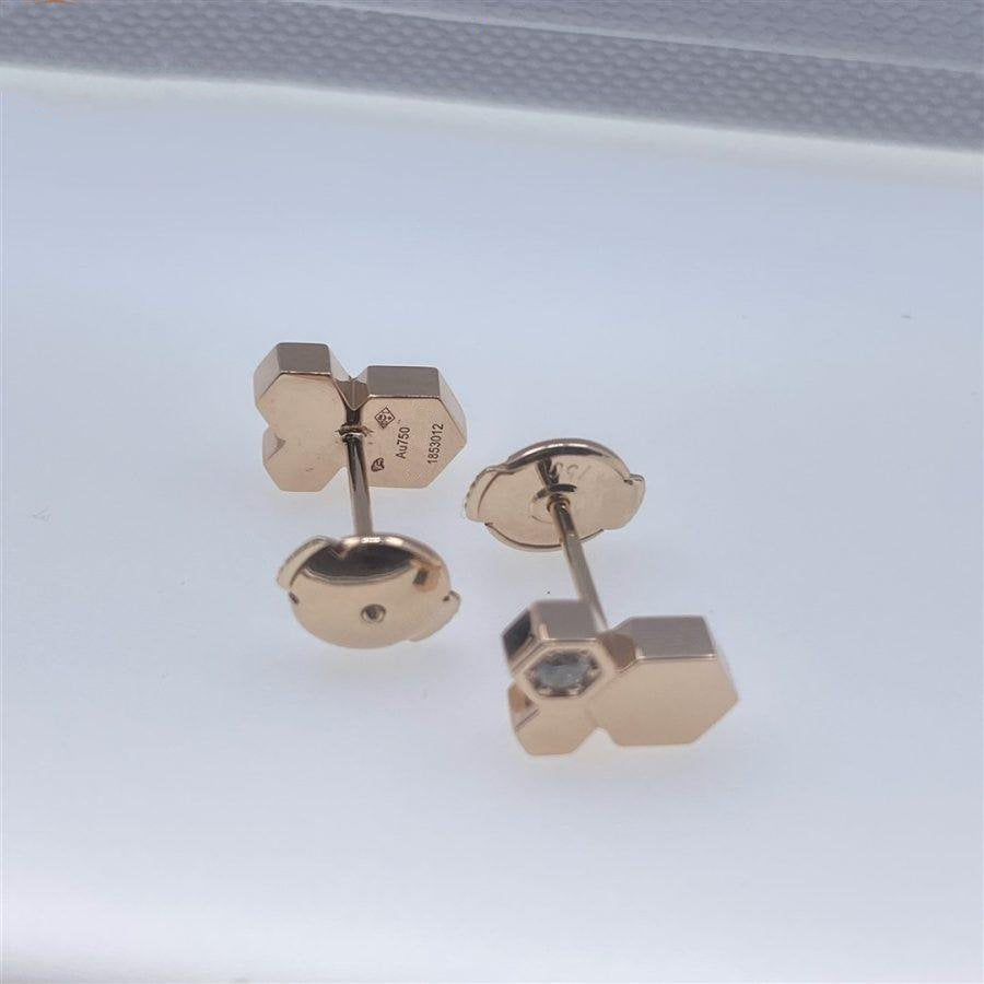 Aura BEE LOVE PINK GOLD DIAMANT OHRRINGE