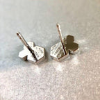 Aura BEE LOVE SILVER DIAMOND EARRINGS
