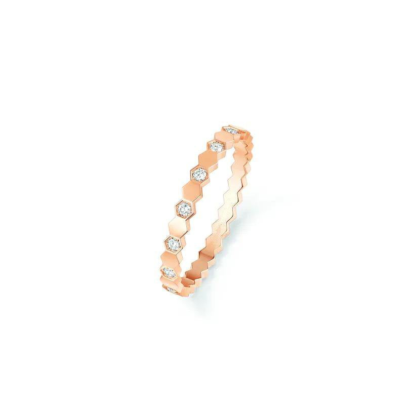 Aura BEE LOVE RING PINK GOLD DIAMOND