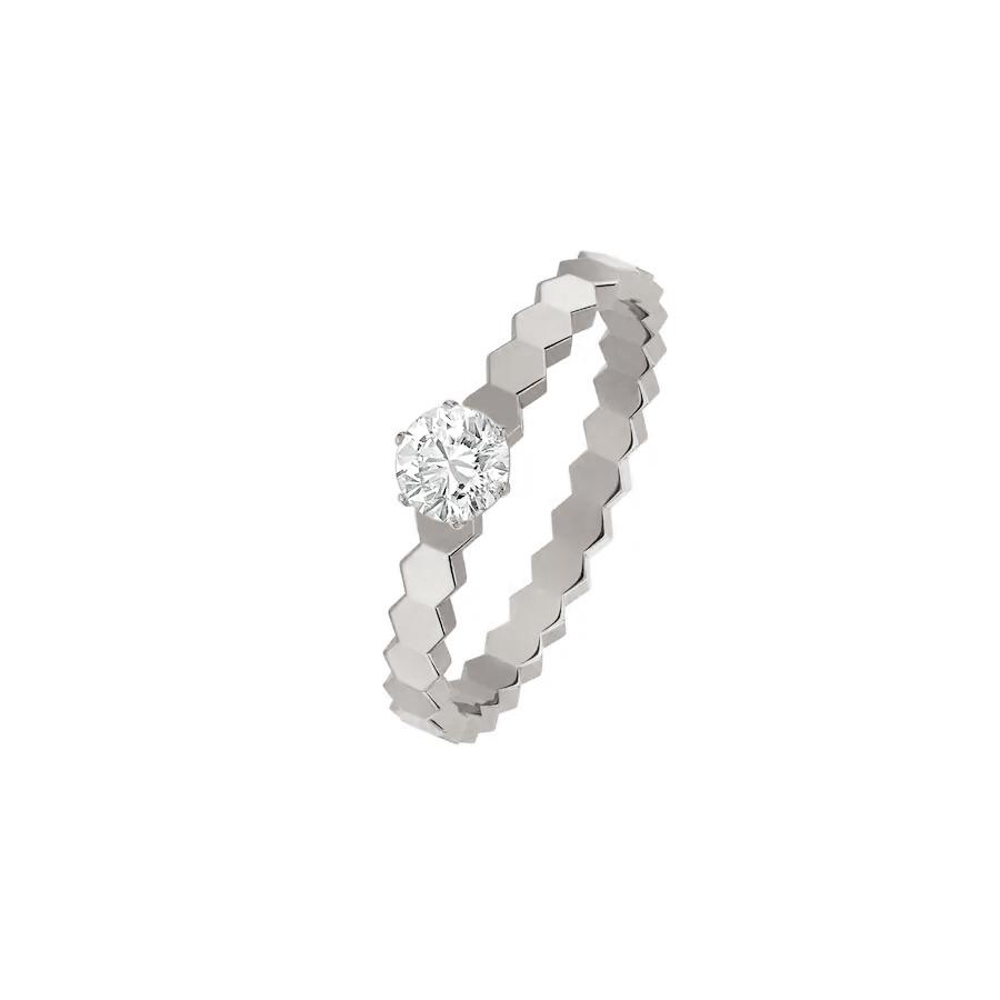 Aura BEE LOVE RING SILVER 1 DIAMOND