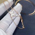 Aura JEUX ARMBAND WEISS PERLMUTT ROSEGOLD 1 DIAMANT