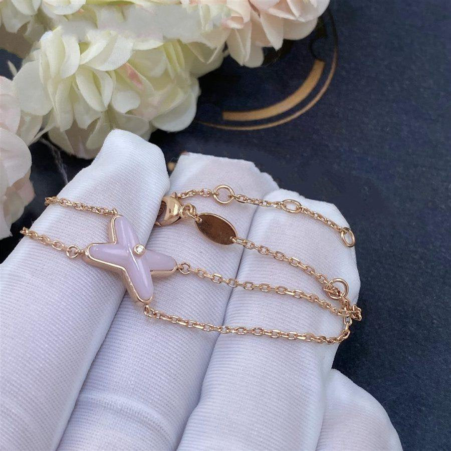 Aura JEUX BRACELET PINK MOP PINK GOLD 1 DIAMOND