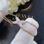 Aura JEWELS ARMBAND ROSA PERLMUTT ROSÉGOLD 1 DIAMANT
